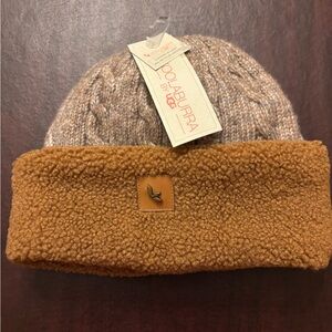 UGG Knit Hat with Tan Cuff